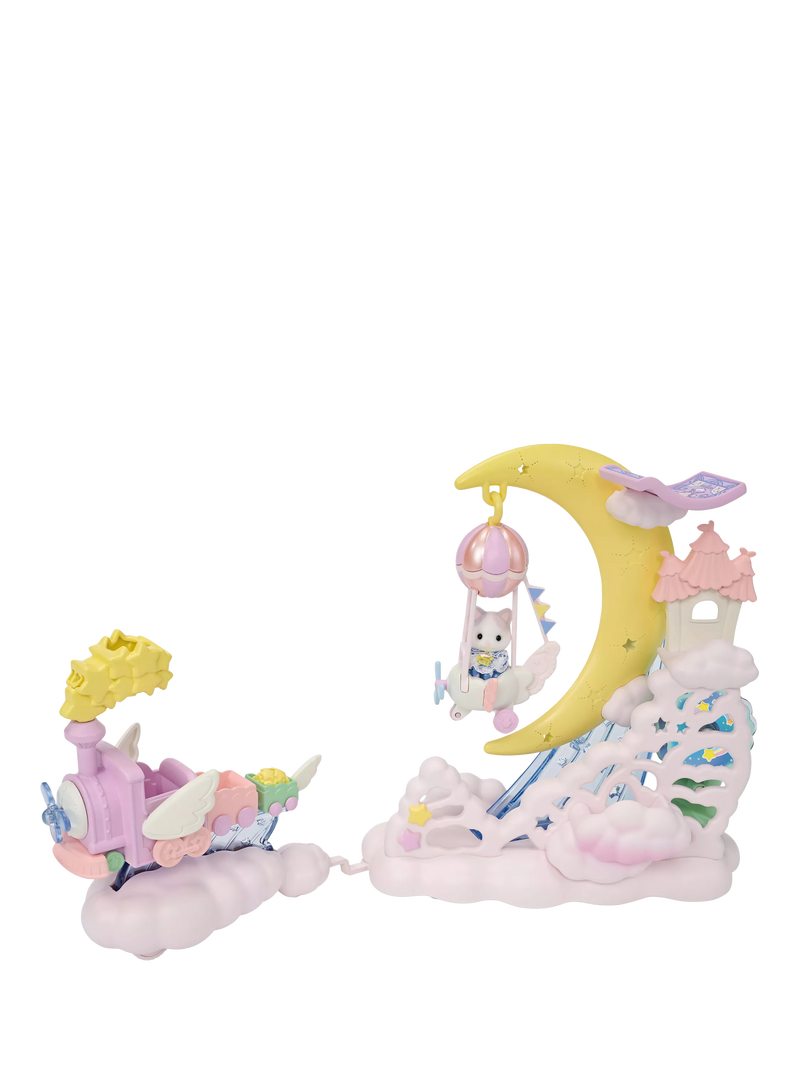 Sylvanian Families Daydream Parade playset with steam train and moon - British brand
