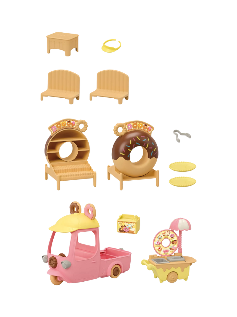 Sylvanian Families Dip Dip Donuts Wagon playset (British brand)