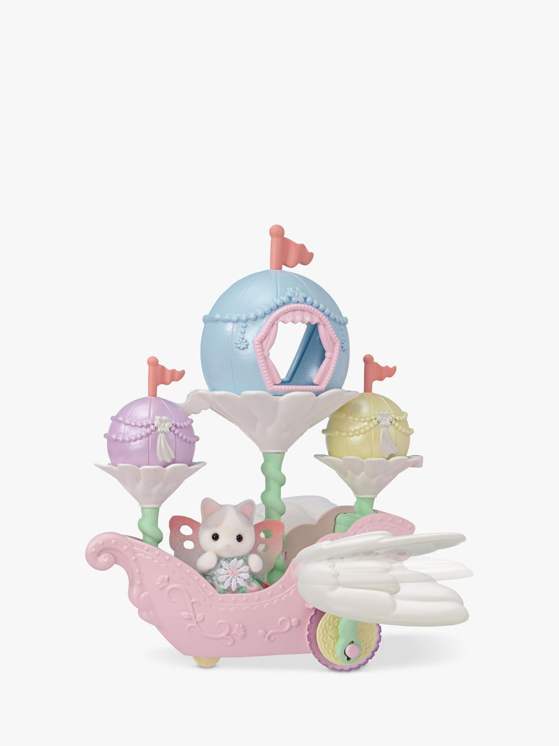 Sylvanian Families Floral Fantasy Skyship with baby figure, imported from the UK
