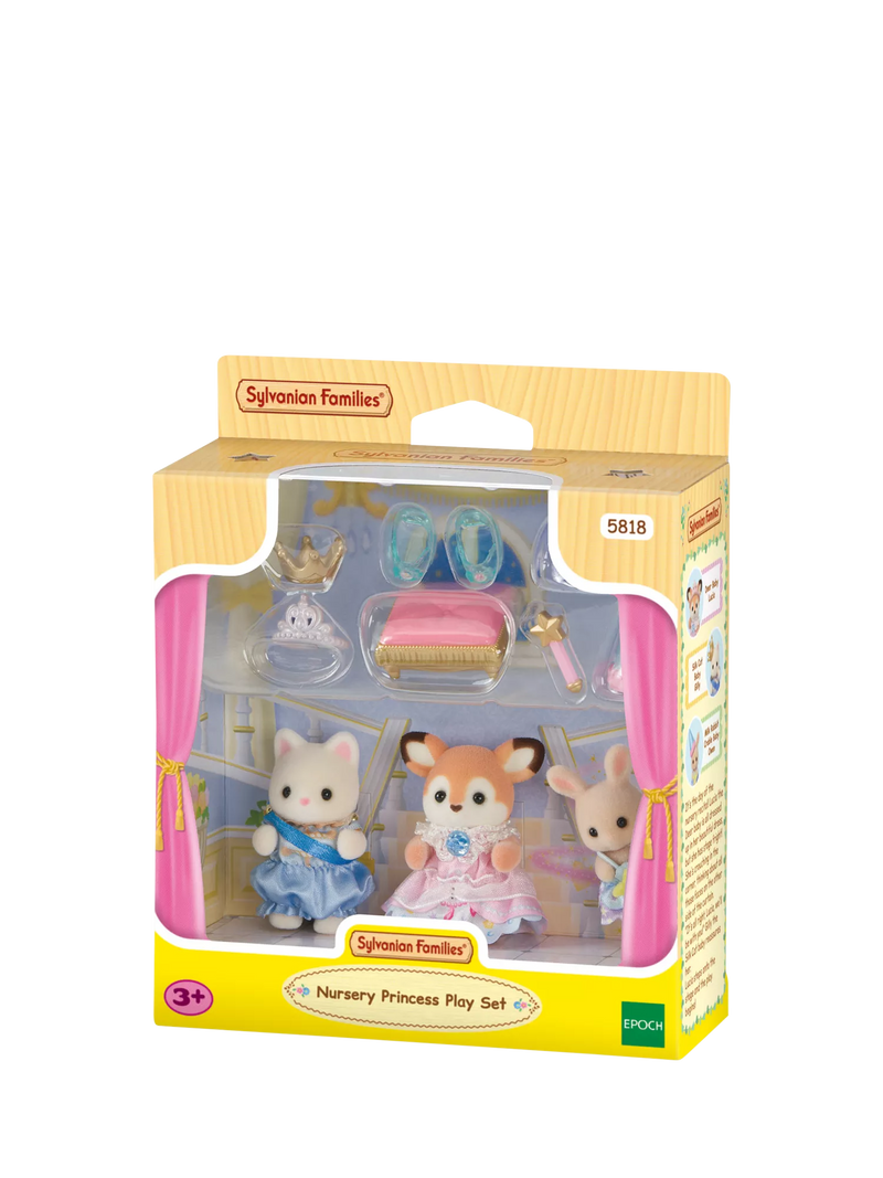 Sylvanian Families Nursery Princess Playset baby dolls, UK version