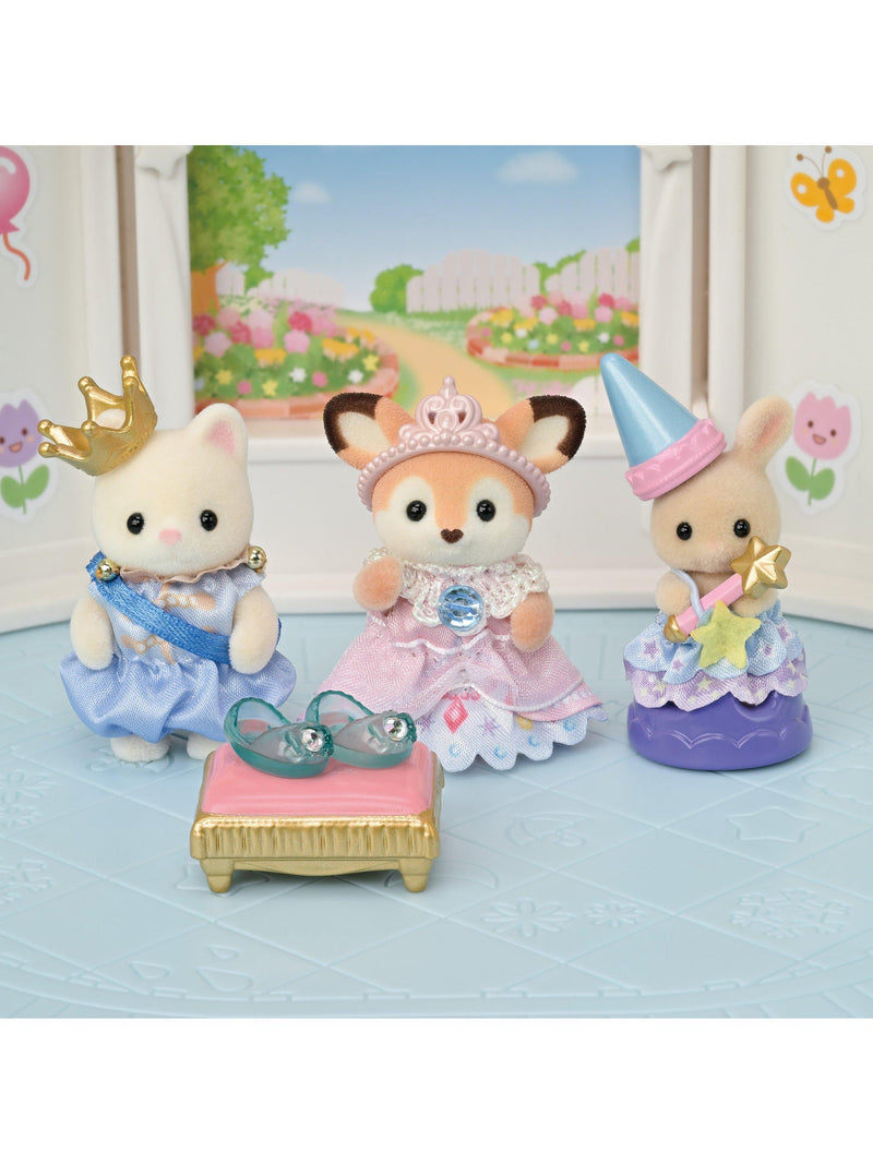 Sylvanian Families Nursery Princess Playset baby dolls, UK version