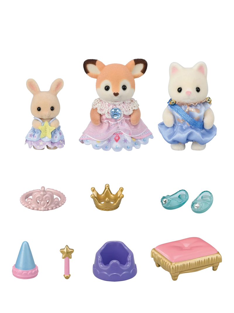 Sylvanian Families Nursery Princess Playset with baby figures - British product