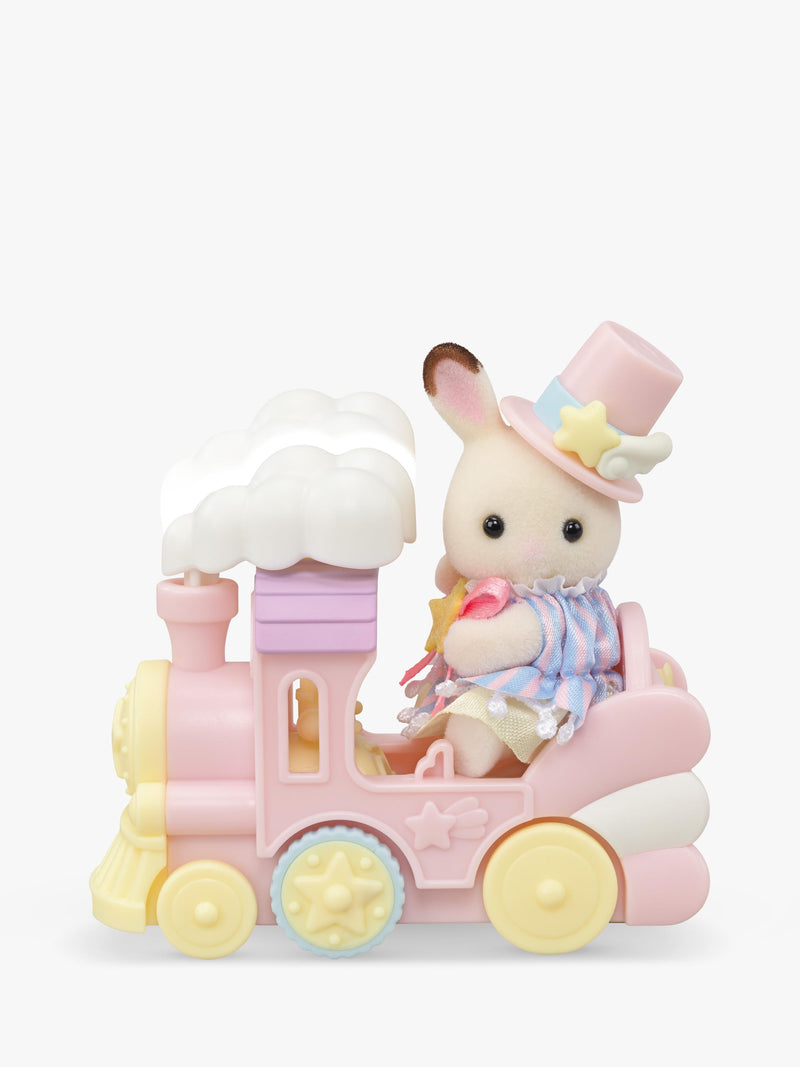 Sylvanian Families plane and train playset for baby figures (British brand)