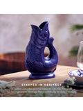 Wade Pottery fish jug cobalt blue 600ml, UK version