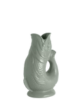 Wade Pottery fish earthenware jug 600ml sage green, UK version