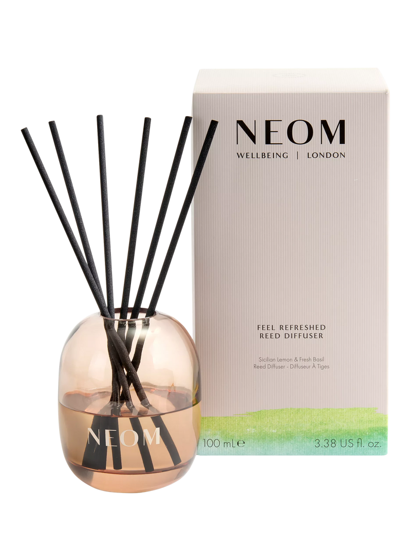 NEOM Feel Refreshed reed diffuser 100ml, imported from the UK