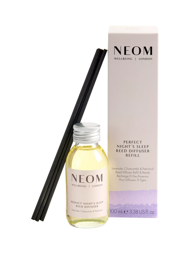 NEOM Wellbeing London reed diffuser refill Perfect Night's Sleep 100ml - British product