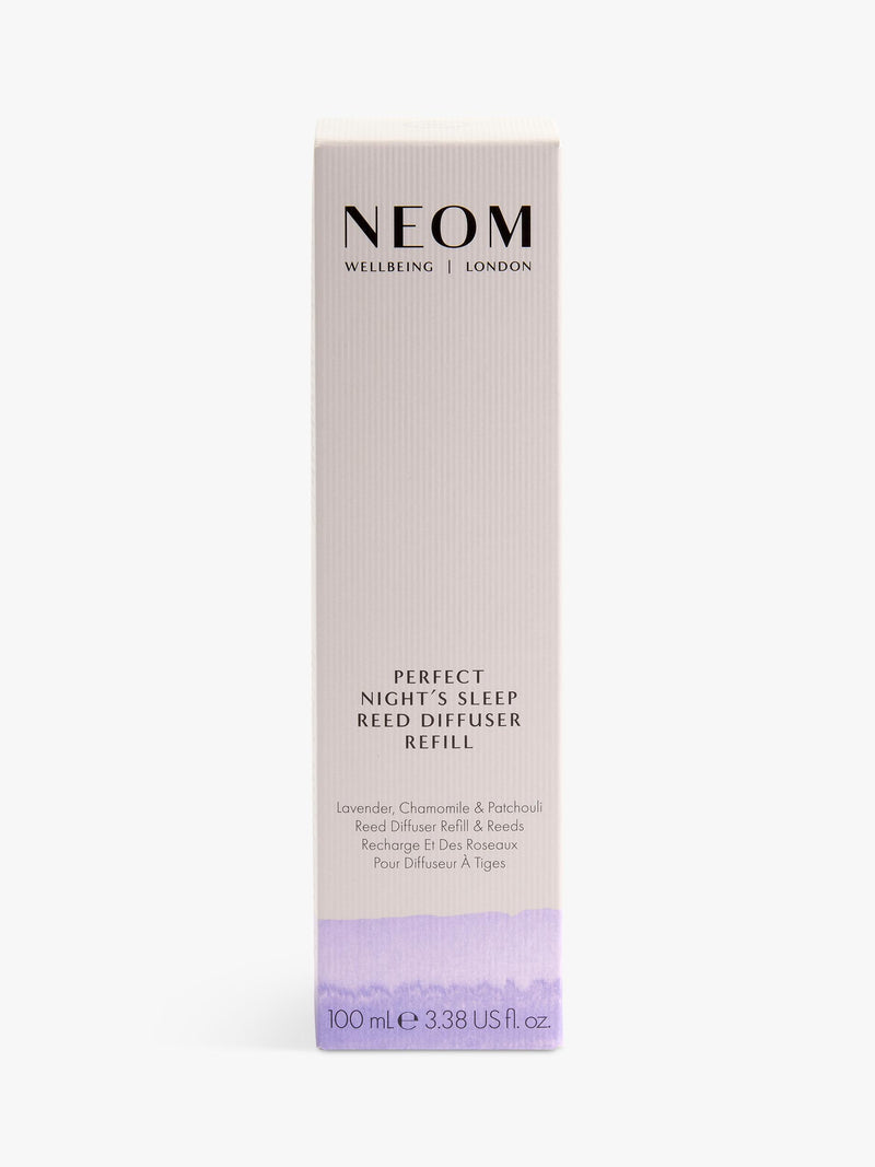 NEOM Wellbeing London reed diffuser refill Perfect Night's Sleep 100ml - British product