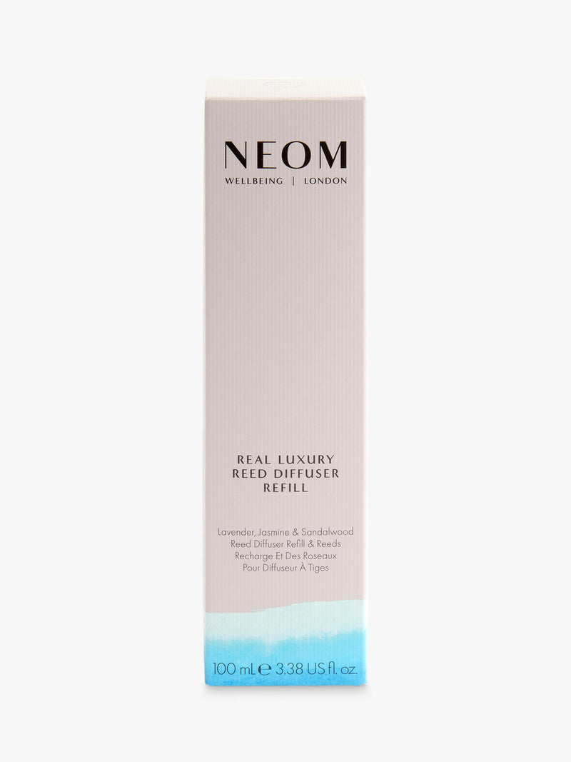 NEOM Wellbeing London Real Luxury reed diffuser refill 100ml, UK version