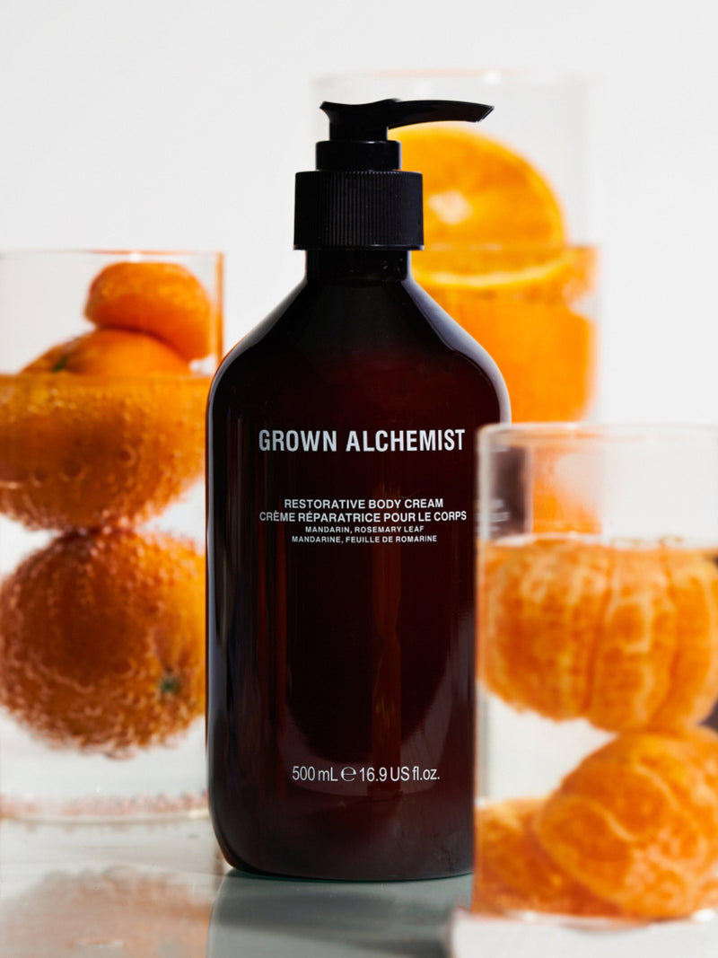 Grown Alchemist Restorative Body Cream 500ml, imported from the UK