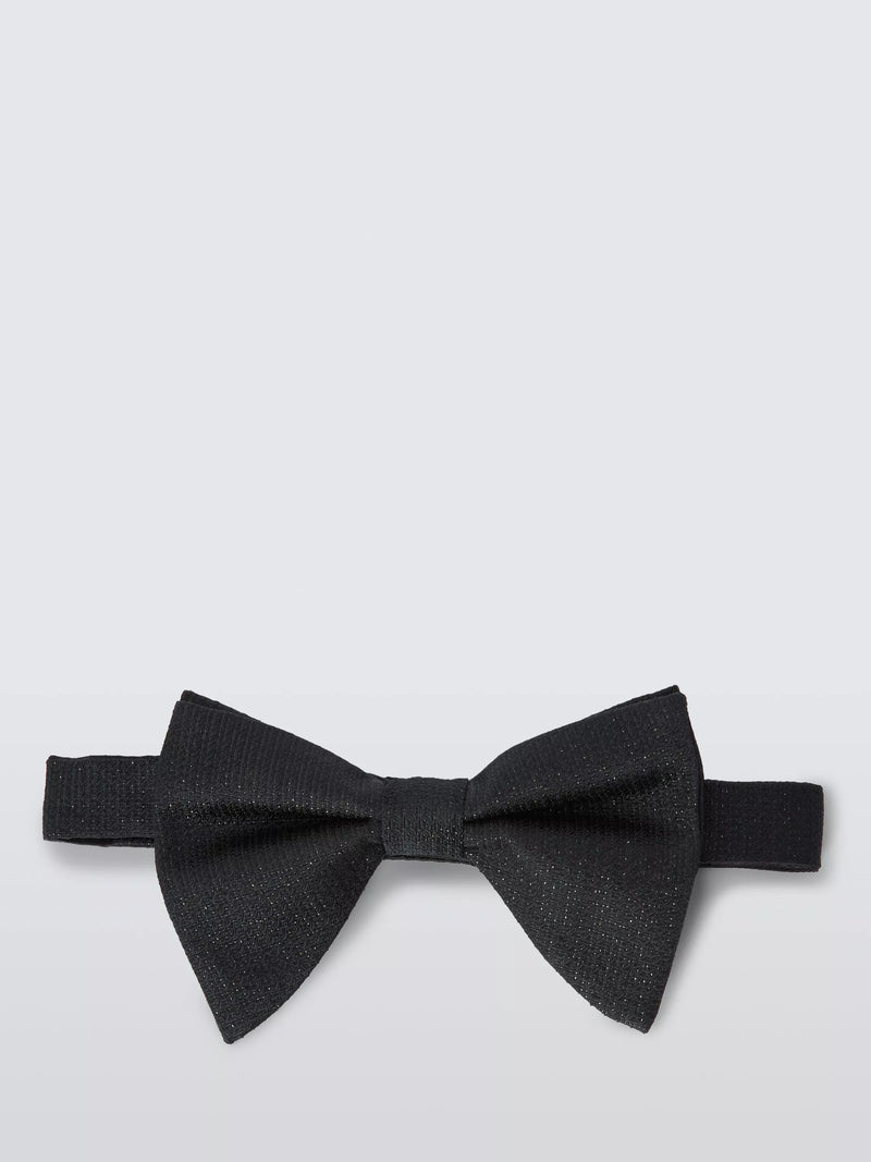 John Lewis sparkle silk blend ready tied bow tie - British product