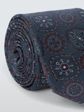 John Lewis large foulard silk tie teal, UK version
