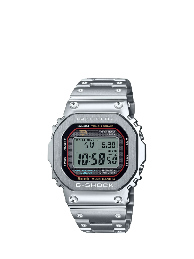 Casio G-SHOCK silver watch stainless steel bracelet - British product