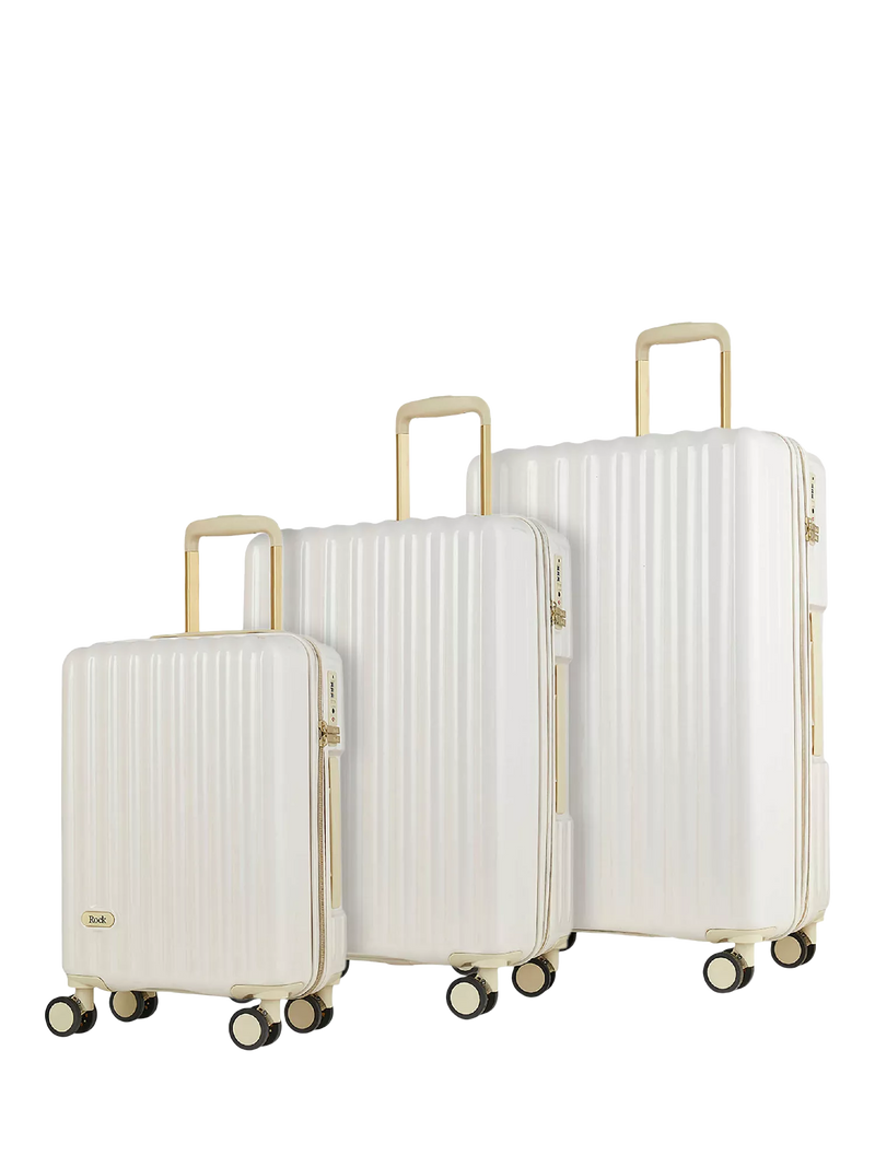 Rock Primrose 3-piece suitcase set (British brand)