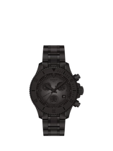 John Lewis Tissot Seastar Chronograph Quartz Watch, 38mm, Black- Buy online at McGrocer