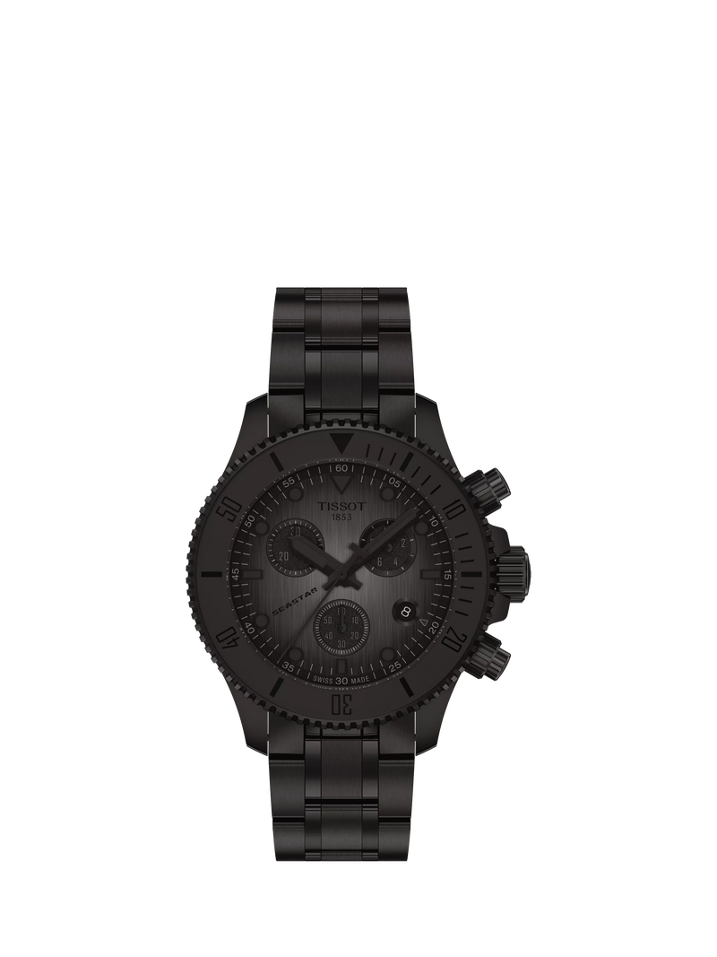 Tissot Seastar Chrono 38mm black dial - British product