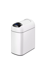 John Lewis EKO Astra Slim Sensor Bin 10L White- Buy online at McGrocer