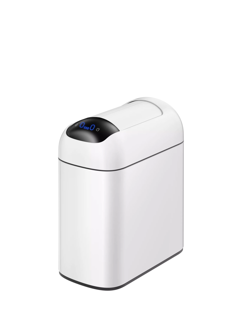 EKO sensor bin 10L white (British brand)