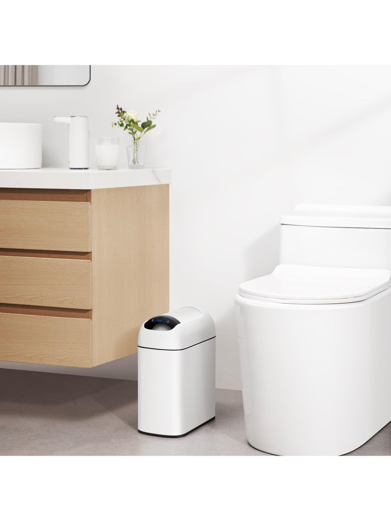 EKO sensor bin 10L white (British brand)
