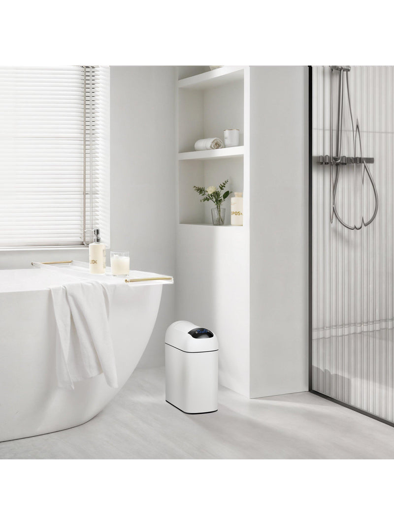 EKO sensor bin 10L white (British brand)