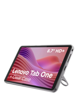 John Lewis Lenovo Tab One Tablet 8.7 64GB Luna Grey with Clear Case- Buy online at McGrocer
