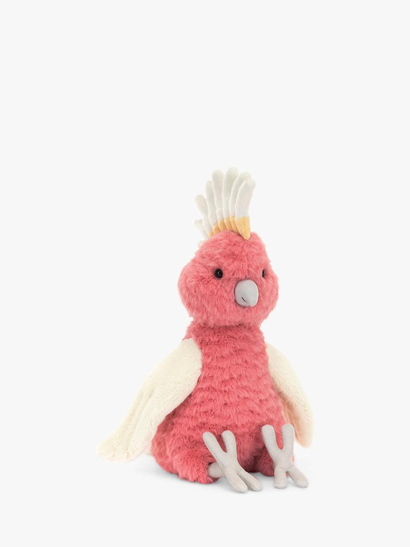 Colorful Parrot Soft Toy with Feather Texture