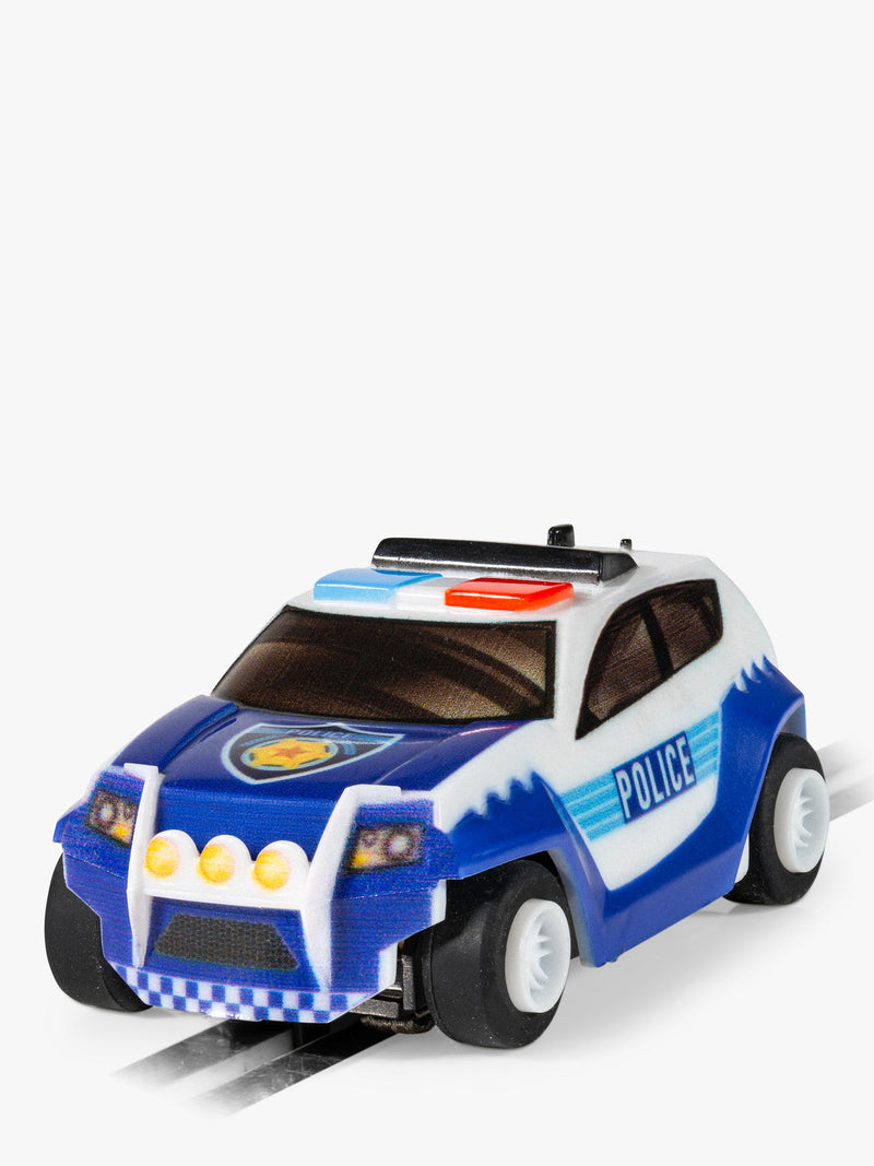 Scalextric Police Chase toy racing set, imported from the UK