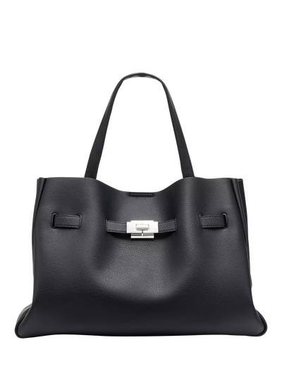 John Lewis DKNY Bryar Large Satchel Bag, Black- Buy online at McGrocer
