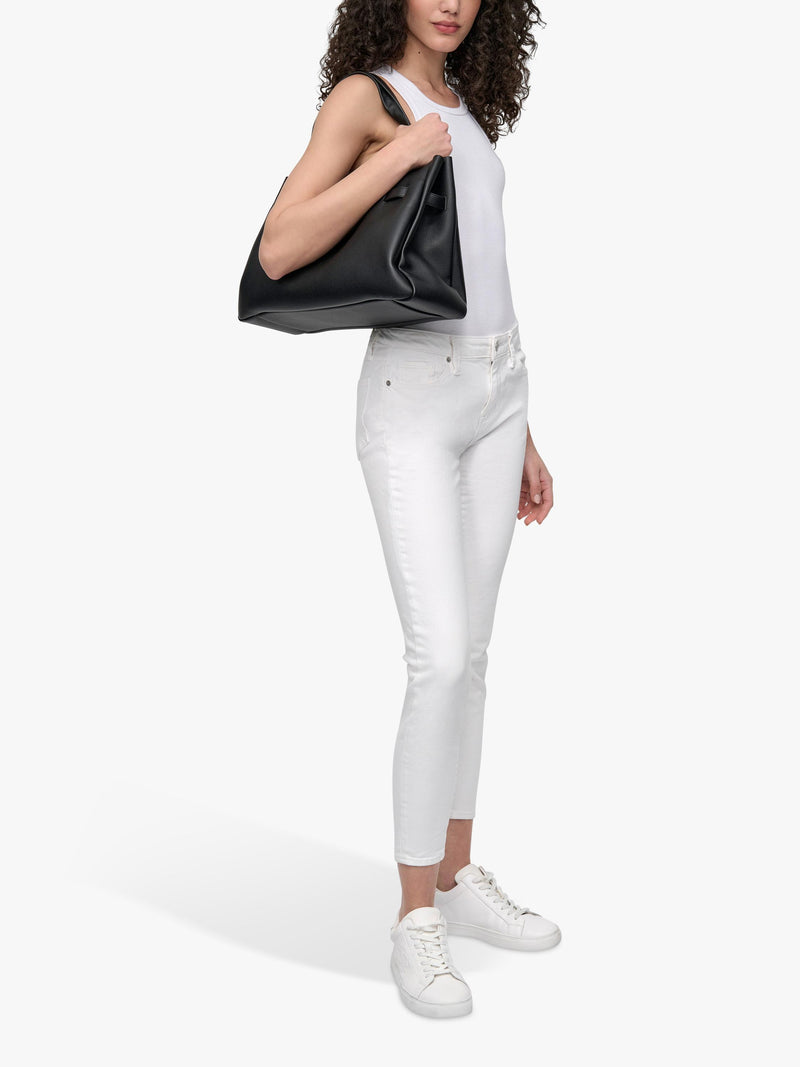 DKNY Bryar Large Satchel Bag Black, imported from the UK
