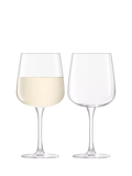 LSA International Arc wine glasses 330ml clear set of 2 - British product