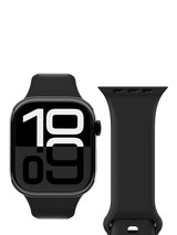 John Lewis Vonmählen Classic Band 2 Silicone Watch Band for Apple Watch 44mm/45mm/46mm/49mm, Black- Buy online at McGrocer