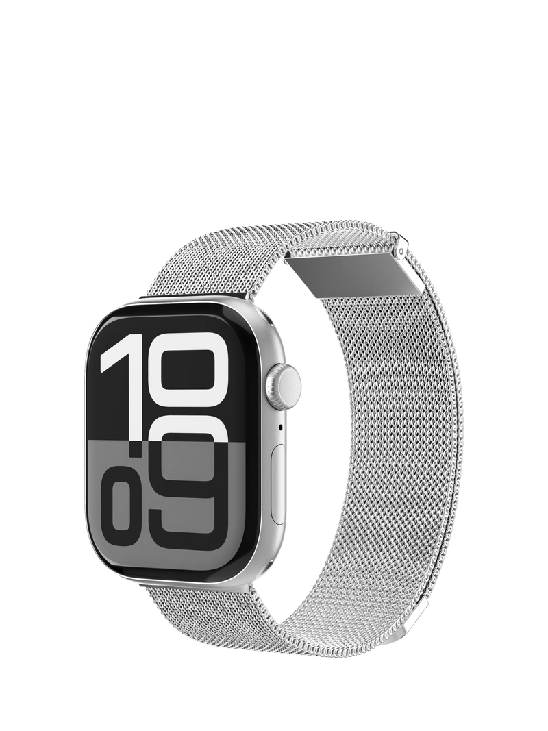 Vonmählen Milanese Loop 2 silver band, imported from the UK