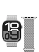 John Lewis Vonmählen Milanese Loop 2 Apple Watch Strap Silver 40mm/41mm/42mm- Buy online at McGrocer