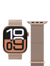 John Lewis Vonmählen Milanese Loop 2 Watch Band for Apple Watch 40mm/41mm/42mm Rose Gold- Buy online at McGrocer
