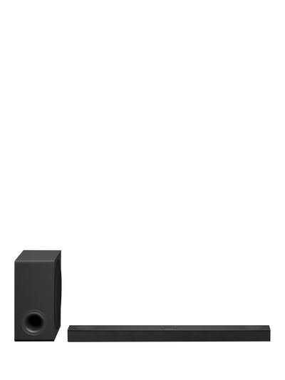 John Lewis LG US80TY Bluetooth Wi-Fi Soundbar with Dolby Atmos, DTS:X & Wireless Subwoofer, Black- Buy online at McGrocer