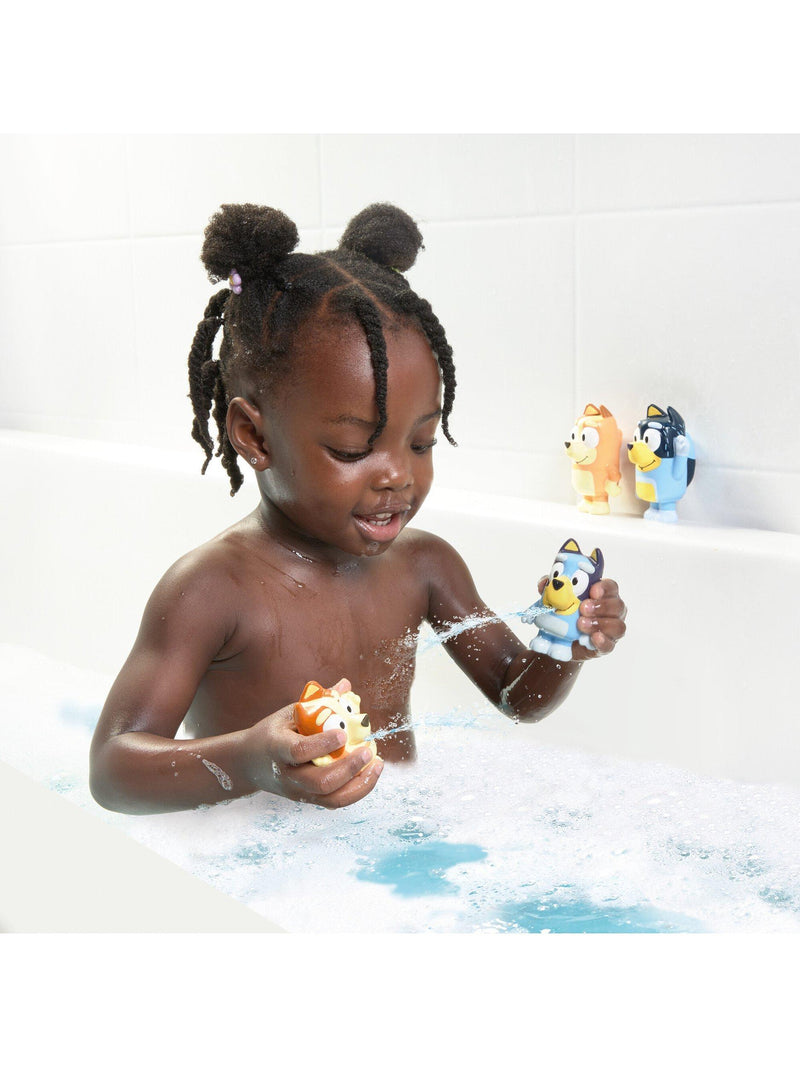Bluey family bath squirters toy set, imported from the UK