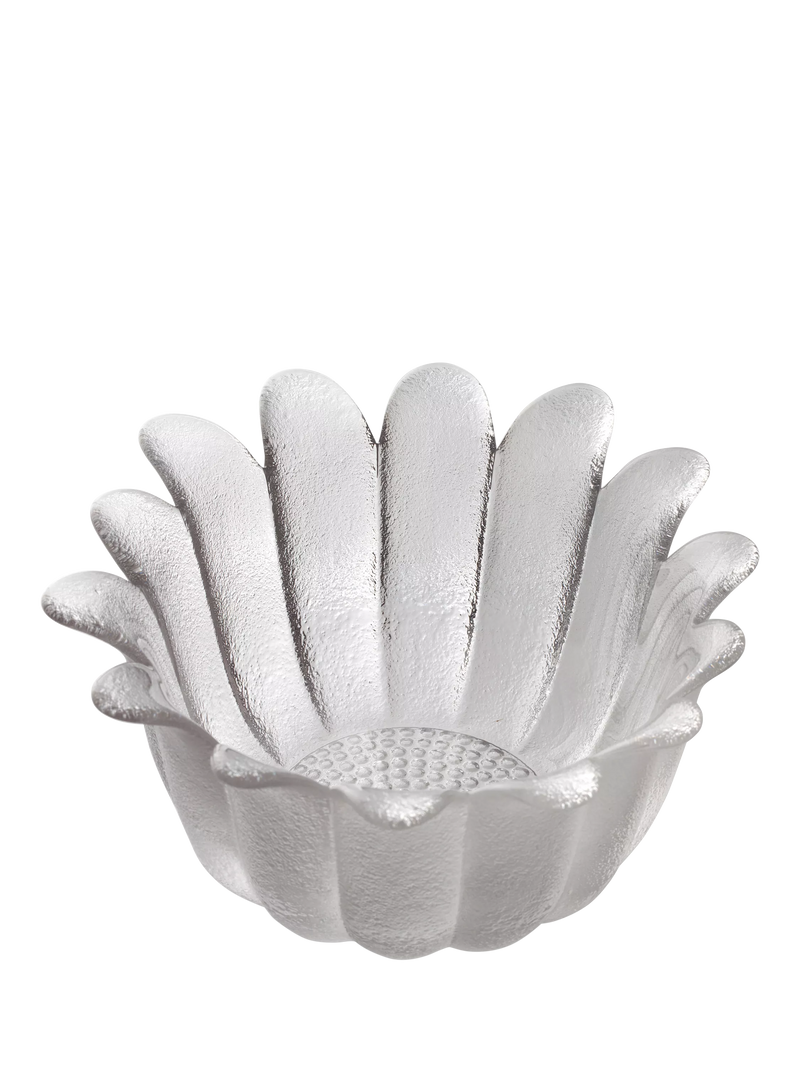 Dartington Crystal clear glass bowl 25cm - British product