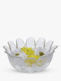 Dartington Crystal Daisy Heirloom clear glass bowl 21.5cm (British brand)