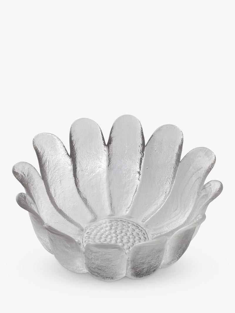 Dartington Crystal Daisy Heirloom clear glass bowl 21.5cm (British brand)