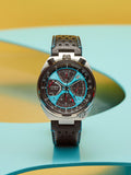 Citizen Promaster Bullhead Racing Chronograph blue dial leather strap - British product