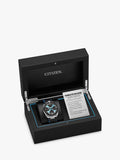 Citizen Promaster Bullhead Racing Chronograph blue dial leather strap - British product