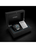 Citizen Promaster Bullhead Racing Chronograph blue dial leather strap - British product