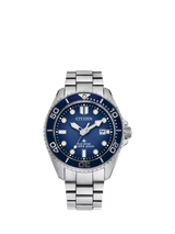 John Lewis Citizen PROMASTER Men's Diving Watch Blue Dial Stainless Steel Bracelet 41mm- Buy online at McGrocer