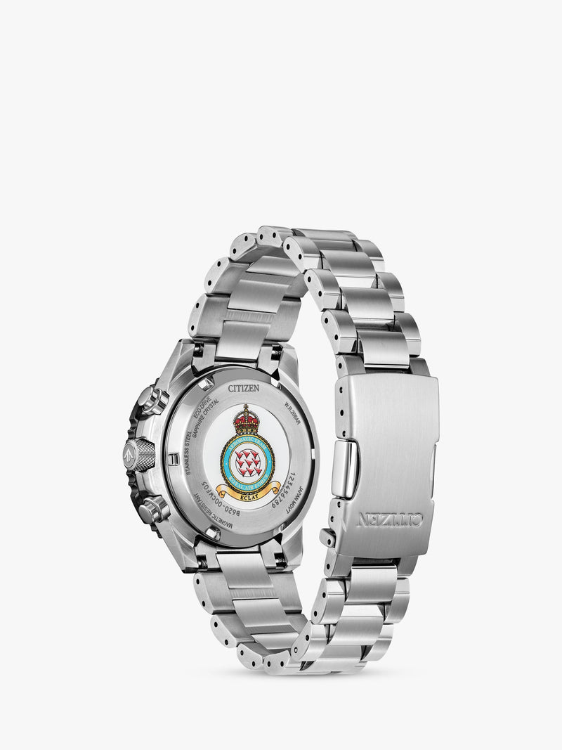 Citizen Red Arrows watch 40mm black dial stainless steel, imported from the UK