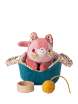 John Lewis Lilliputiens Jeanne Cat with Basket Soft Toy- Buy online at McGrocer