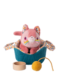 Lilliputiens Jeanne Cat with Basket soft toy - British product