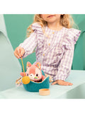 Lilliputiens Jeanne Cat with Basket soft toy - British product
