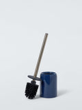 John Lewis ceramic toilet brush holder indigo, UK version