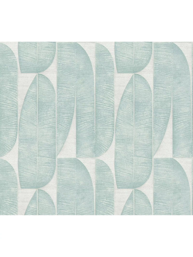 Galerie Geometric Leaf Wallpaper