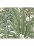 Galerie Tropical Leaves Vinyl Wallpaper 10.05m x 53cm